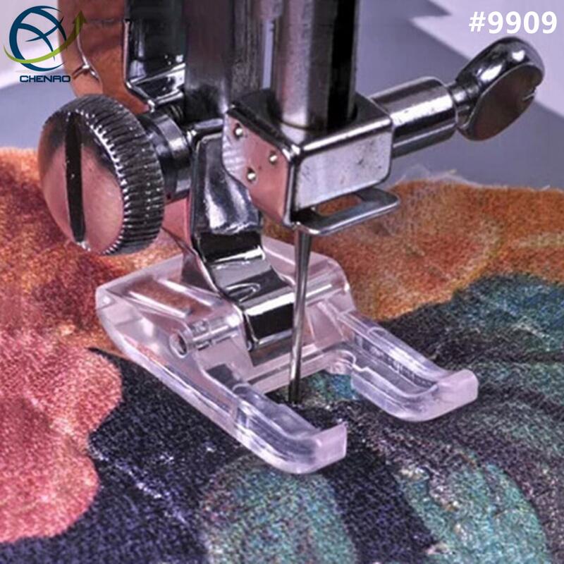 Sewing Tt - Piedino pressore trasparente ricamato per macchine