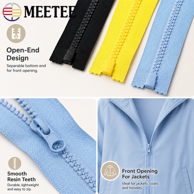 Sewing Front Zipper - 5 pezzi 40-120 cm 5 #