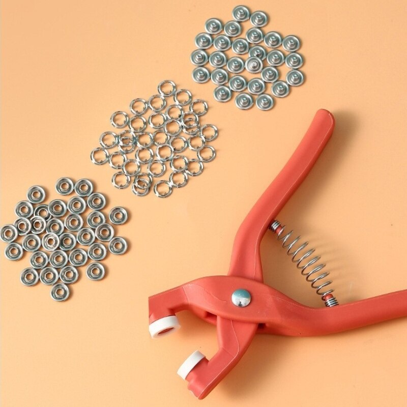 Sewing Tas - 50 Set 9.5MM Pinze con fibbia