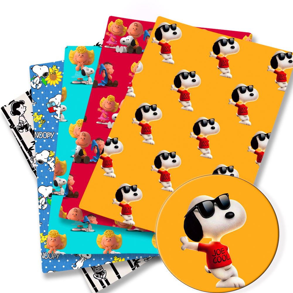 Textile For Sewing - Tessuto Snoopy TAKARA TOMY 140x50CM, Tessuto