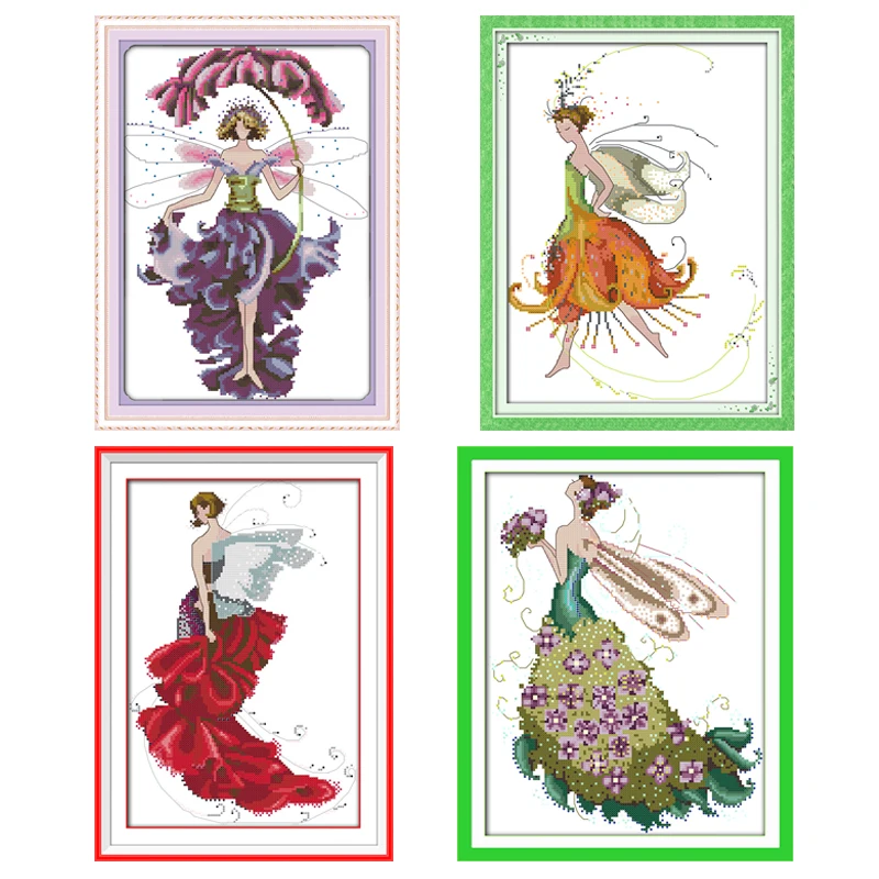 Textile Sewing Patterns - Joy Sunday kit punto croce tessuto