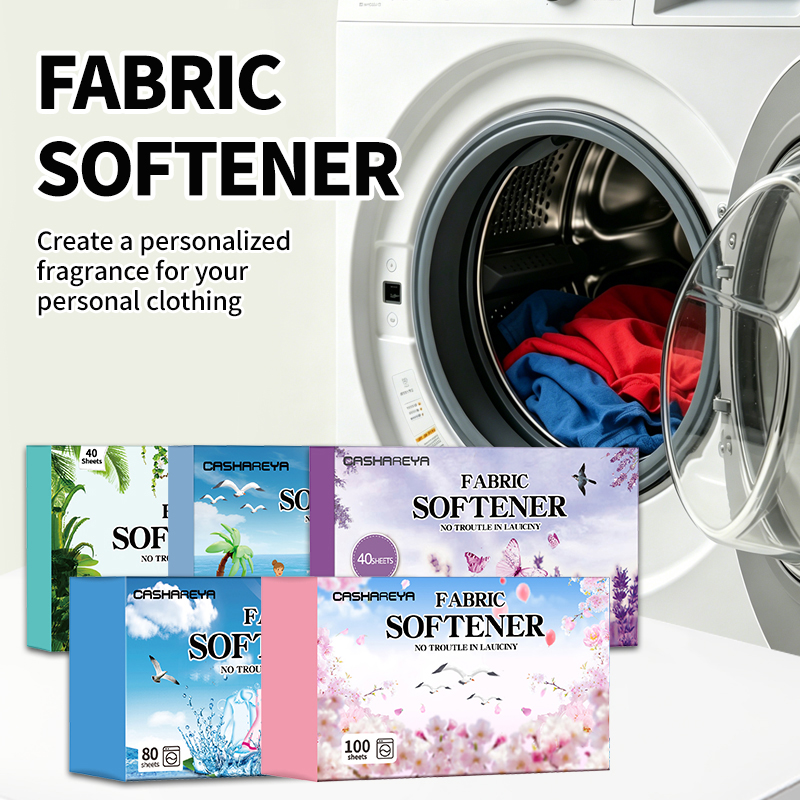 Fabric Softener Sheet - CASHAREYA Foglietti per Asciugatrice 40pz Ammorbidente
