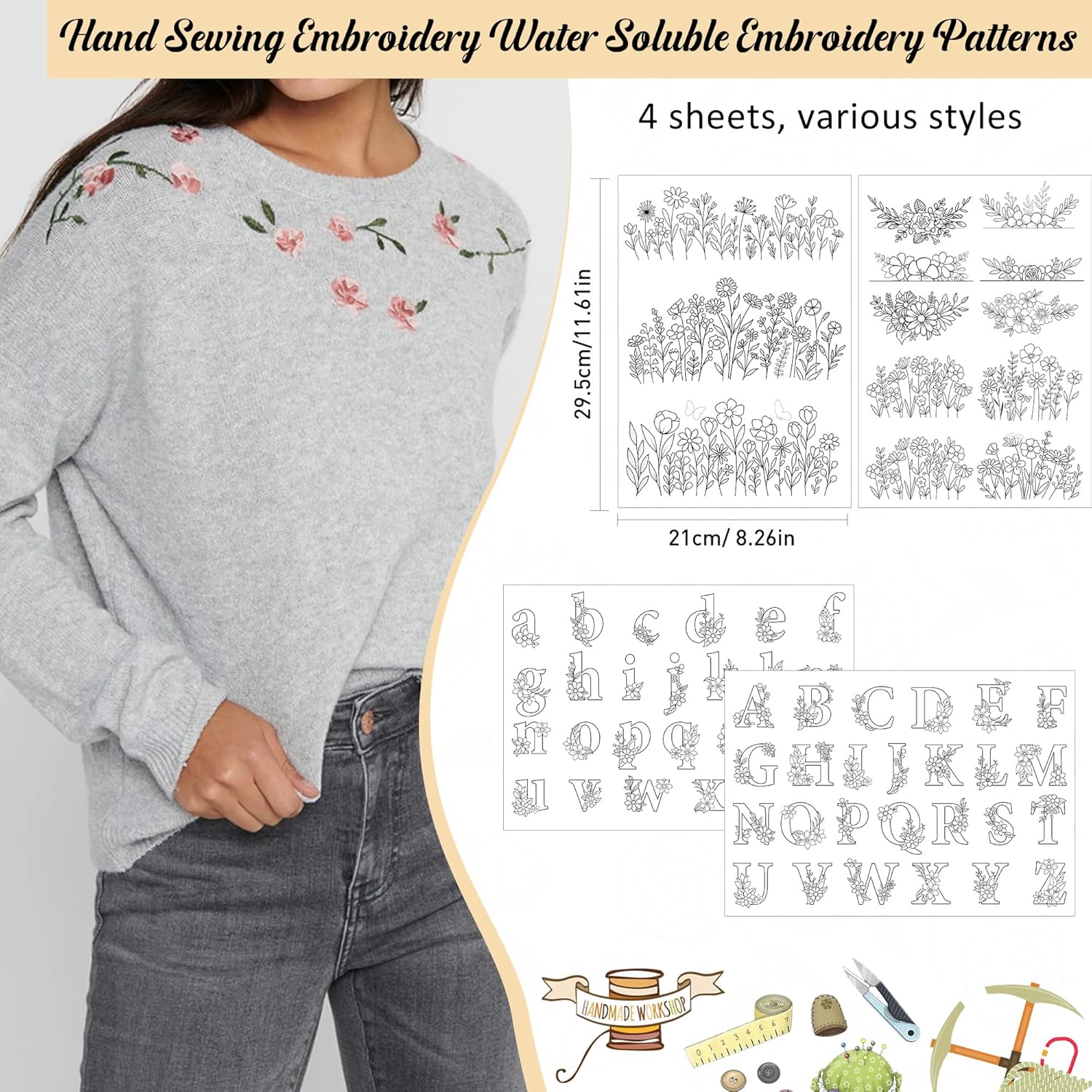 Carta Transfer per Ricamo Idro - Textile Sewing Patterns recensione e prezzo