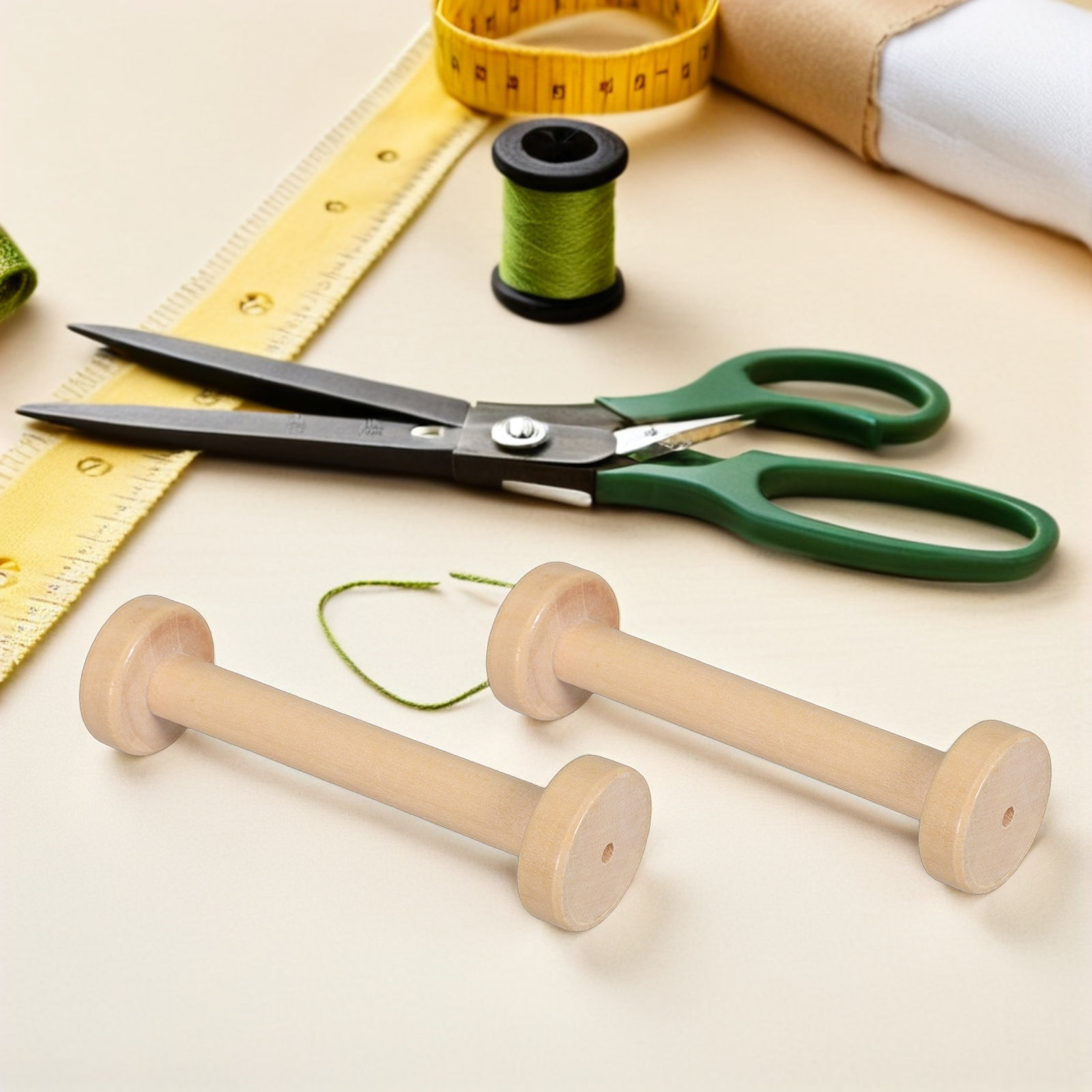 5 Bobine in Legno Naturali Vin - Textile For Sewing recensione e prezzo