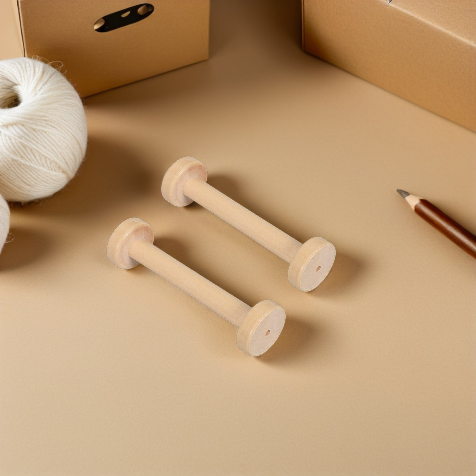 5 Bobine in Legno Naturali Vin - Textile For Sewing recensione e prezzo