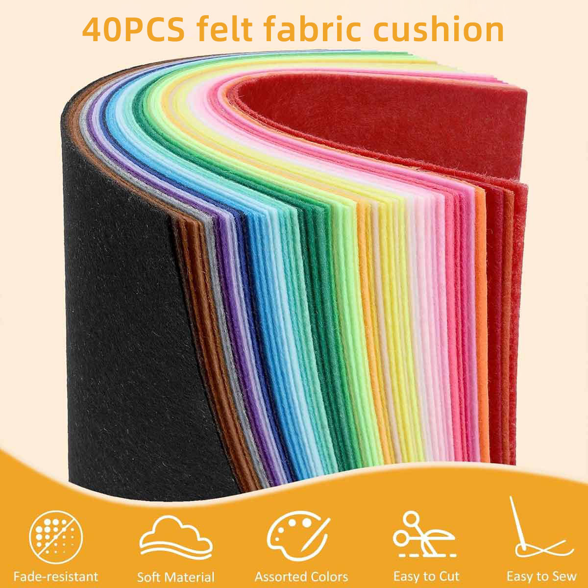40 pezzi di feltro colorato, f - Fabric Softener Sheet recensione e prezzo