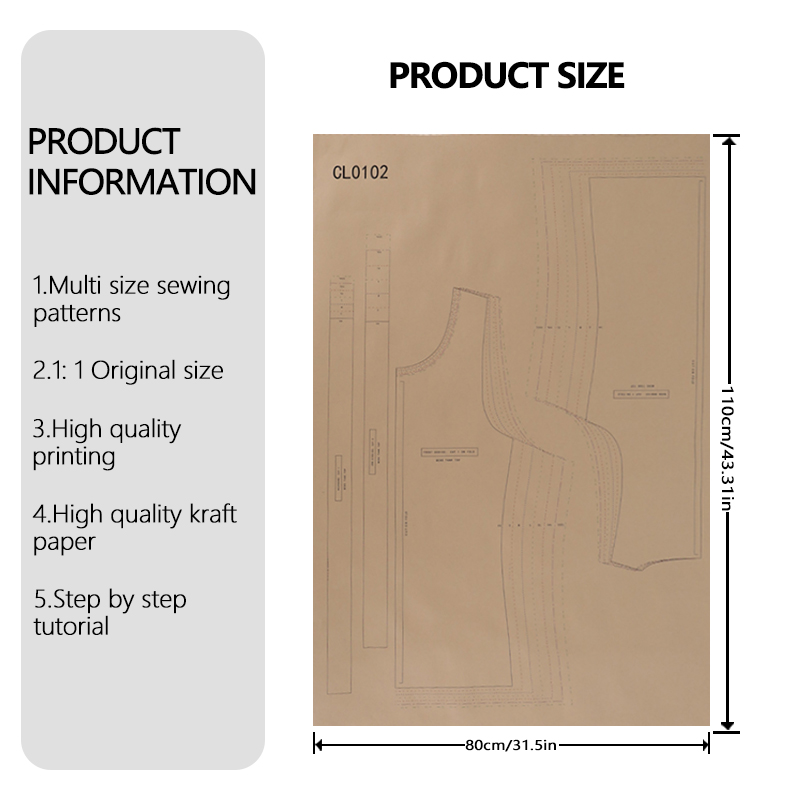 Modelli di cucito per gilet sp - Textile Sewing Patterns recensione e prezzo