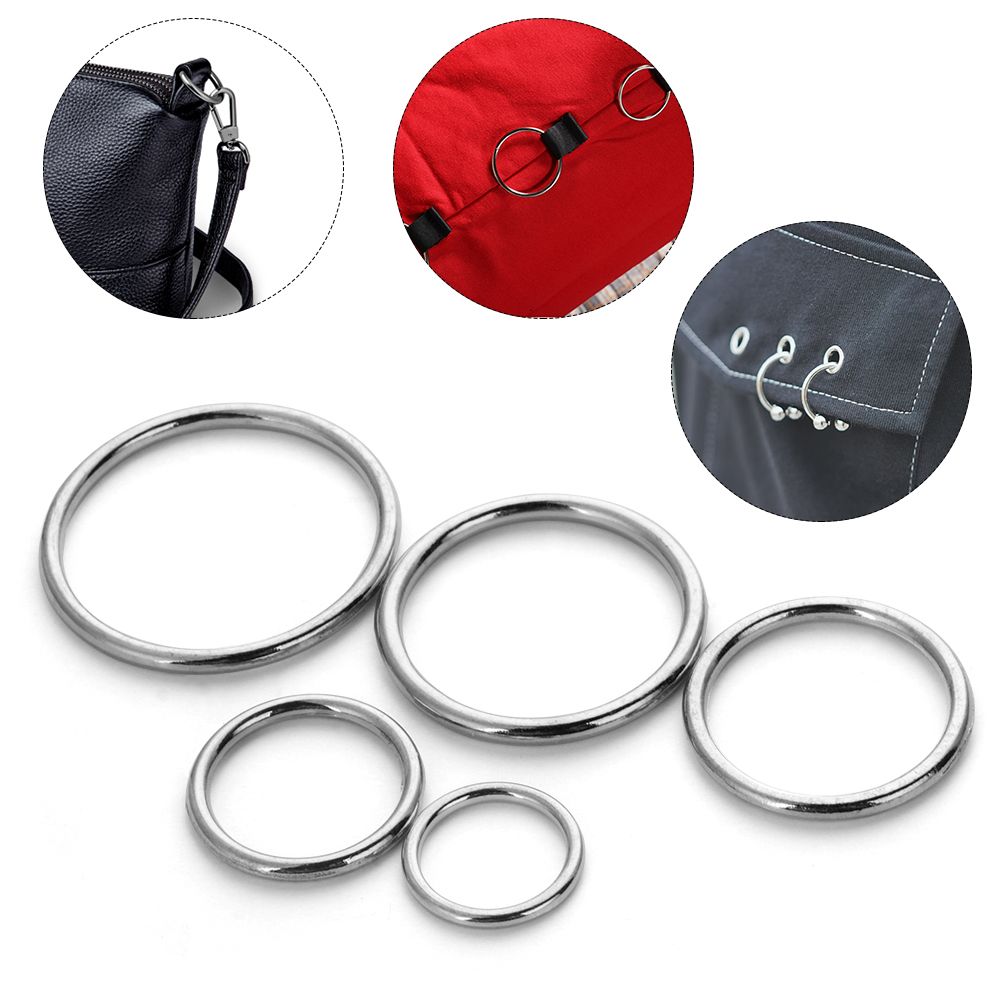 10 pz metallo O Ring argento o - Sewing Tas recensione e prezzo