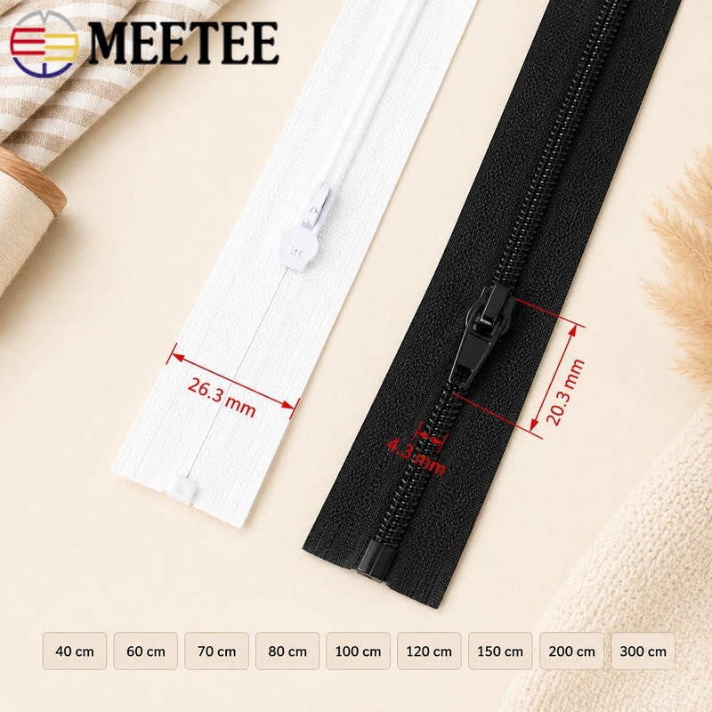 5/10 pezzi 40-300 cm 3 #   Cer - Sewing Front Zipper recensione e prezzo